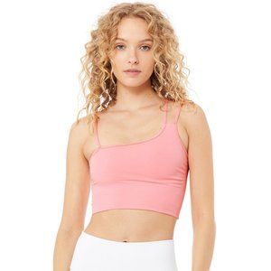 Alo Yoga Offset Bra Macaron Pink